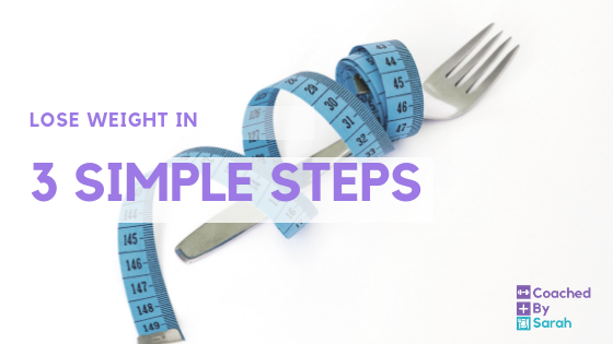 Lose weight in 3 simple steps